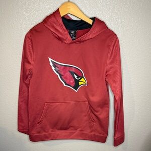 Kids Red NFL ARIZONA CARDINALS Hoodie Youth size 14/16